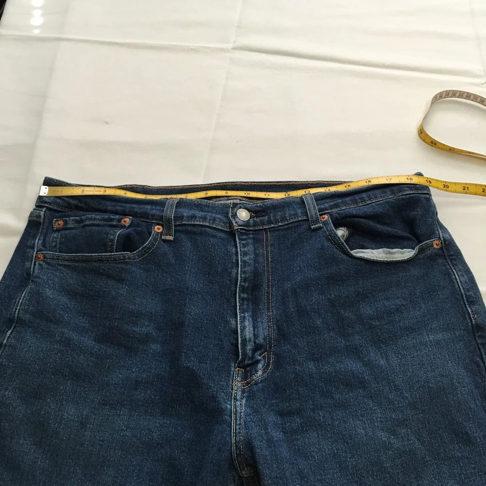 Levi's 505 Regular Fit Jeans Mens 38x30 Blue Straight Leg